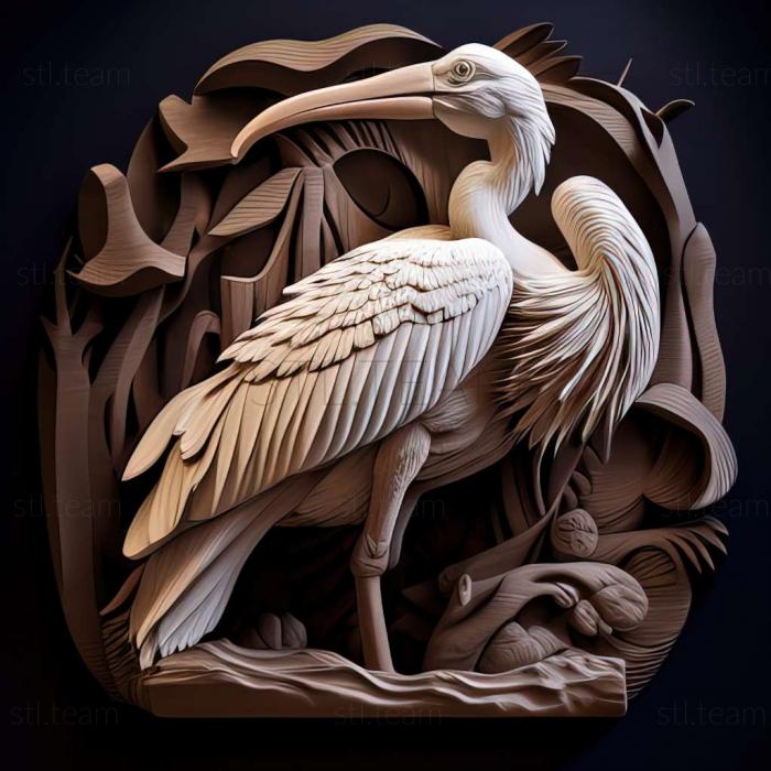 3D model stork (STL)